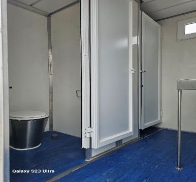 Interior de uma cabina do atrelado inox